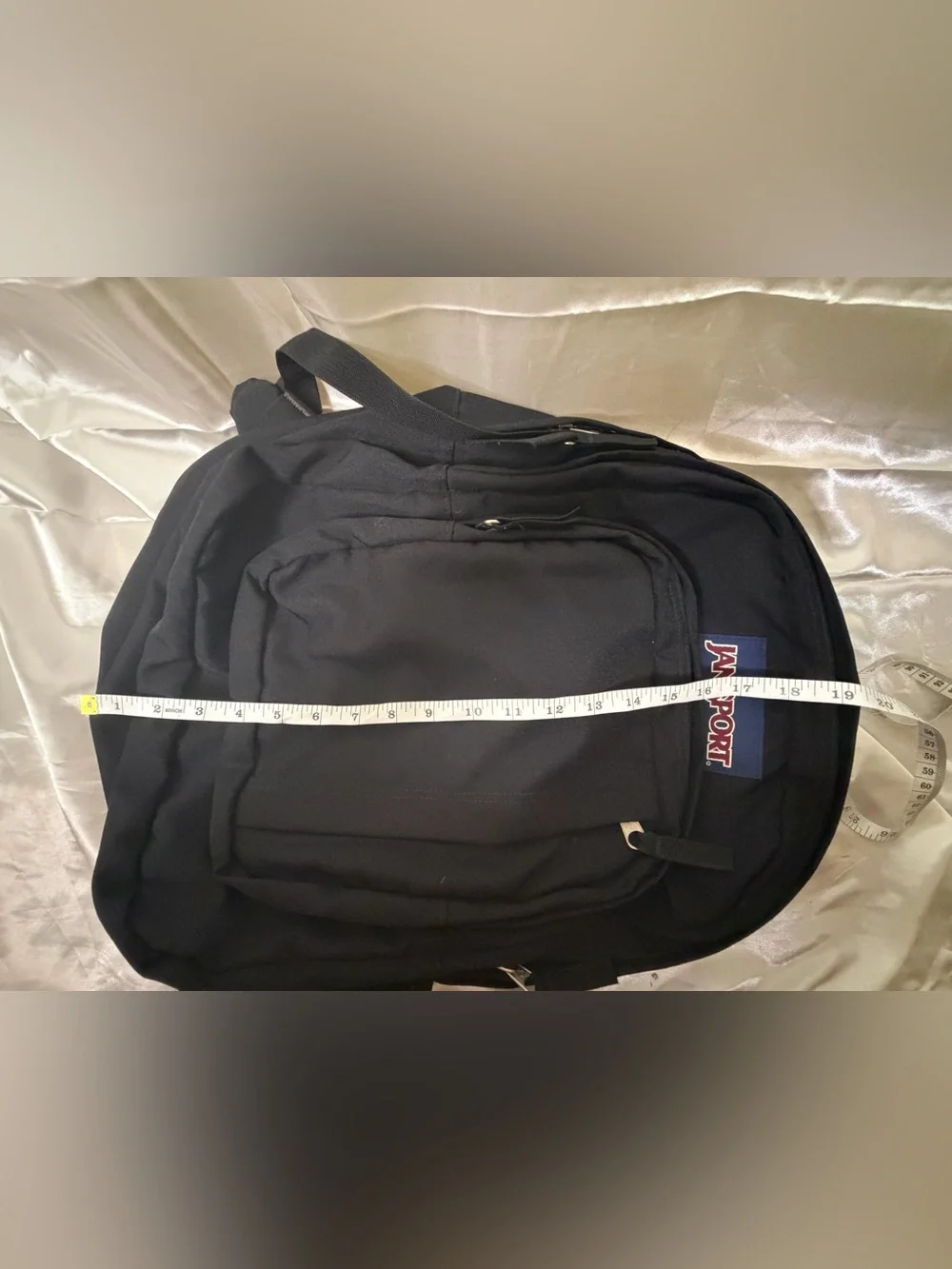 JanSport Big Student Black Backpack Large Multi Pocket School Laptop Bag